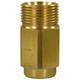 M22x1,5 AG : 3/8"IG Gegennippel Messing lang Länge: 40 mm