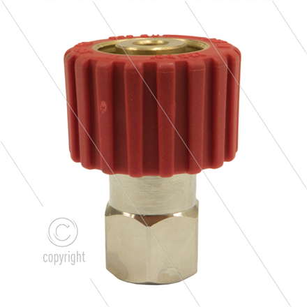 M22x1,5 - DKS - Handverschraubung Rot - 3/8" IG - einfach gelagert - 250 Bar - NW6