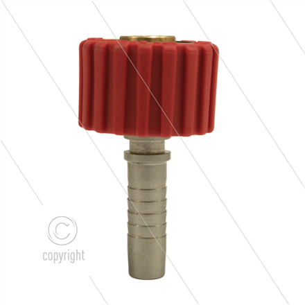 M22x1,5 - DKS - Handverschraubung rot - 3/8" Pressnippel - einfach gelagert - 250Bar- NW10