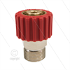 M22x1,5 - DKS - Handverschraubung Rot - M22X1,5 AG - einfach gelagert - 250 Bar - NW6