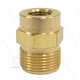 M22x1,5 - Gegennippel - Messing - 250 Bar - Ø14mm - max 150°C - 1/4" IG