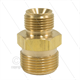 M22x1,5 - Gegennippel - Messing - 250 Bar - Ø14mm - max 150°C - 3/8" AG