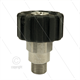 M22x1,5 - Handverschraubung - Edelstahl - 500 Bar - Ø14mm - max 150°C - 1/4" AG