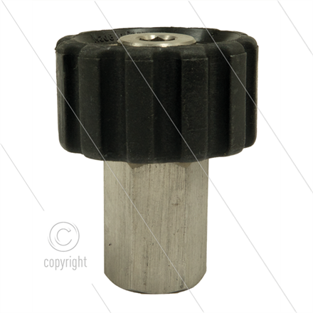 M22x1,5 - Handverschraubung - Edelstahl - 500 Bar - Ø14mm - max 150°C - 1/4" IG