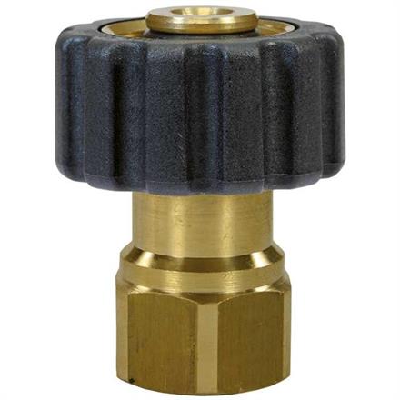 M22x1,5 IG : 1/2"IG Messing Handverschraubung