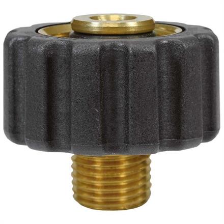 M22x1,5 IG : 1/4"AG Handverschraubung Messing Länge: 30 mm