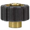 M22x1,5 IG : 1/8"IG Handverschraubung Messing Länge: 31 mm