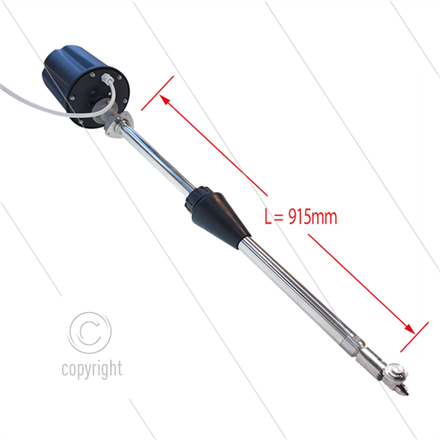 M63E - Fassreiniger - Ø45 mm - 140 Bar - 15 bis 50 l/min - Rohrlänge: 915mm