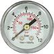 Manometer 40 mm 0-12 bar 1/8"AG Kunststoff Anschluß unten