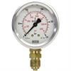 Manometer 50 mm 0-250 bar 1/4"AG Edelstahl WIKA Anschluß unten