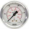 Manometer 63 mm 0-1000 bar 1/4"AG Edelstahl WIKA Anschluß hinten