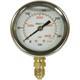 Manometer 63 mm 0-25 bar 1/4"AG Edelstahl Anschluß unten