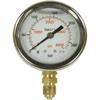 Manometer 63 mm 0-25 bar 1/4"AG Edelstahl Anschluß unten