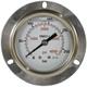 Manometer 63 mm 0-250 bar 1/4"AG Edelstahl Einbau Anschluß hinten