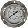 Manometer 63 mm 0-250 bar 1/4"AG Edelstahl Einbau Anschluß hinten