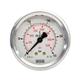 Manometer 63 mm 0-250 bar 1/4"AG Edelstahl WIKA  Anschluß hinten