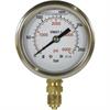 Manometer 63 mm 0-400 bar 1/4"AG Edelstahl Anschluß unten