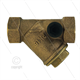 Messingfilter mit 2 x 1/4" IG Bypass Anschluss - 400 mµ - 16 bar - 30 l/min - 2 x 1/2" IG