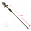 MI63 - wasserbetriebener Fassreiniger - Ø50mm - 140 Bar - 40 bis 50 l/min