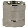 Muffe reduziert 3/8"IG : 1/2"IG Messing vernickelt