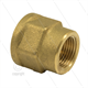 Muffe reduziert - Messing - 3/4" IG x 1/2" IG