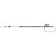 Neuheit Teleskoplanze 2,55-5,75 M. 3/8"IG : 1/4"IG Schwarz ST-10-1/4"IG. 15° abgewinkelt
