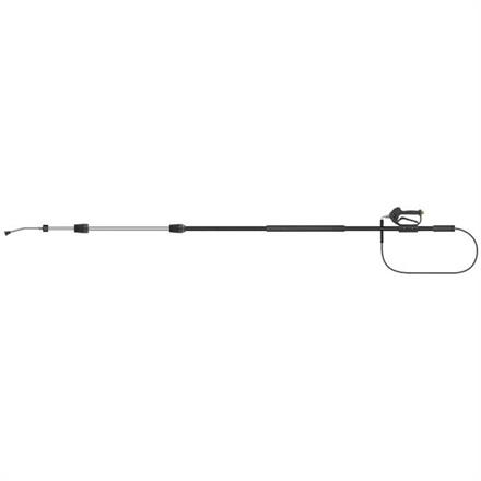 Neuheit Teleskoplanze 2,55-5,75 M. 3/8"IG : 1/4"IG Schwarz ST-10-1/4"IG. 15° abgewinkelt