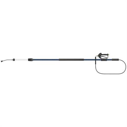 Neuheit Teleskoplanze blau 2,55-3,75 M. 3/8"IG : ST-10-1/4"IG. 15° abgewinkelt