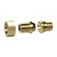 Neuheit Verschraubung lösbar 1/4"AG : 1/4"AG Messing Länge: 33 mm, Max. 150 °C