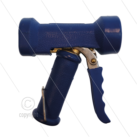 Niederdruckpistole Messing - Blau - GEKA - max 24 Bar - 25 l