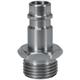 Nippel B 150 bar 1/2"AG Edelstahl gehärtet