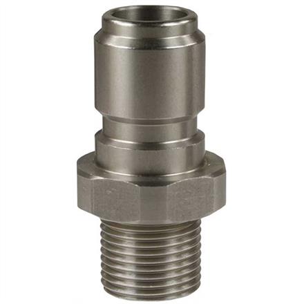 Nippel ST-3100 250 bar 1/2"AG Edelstahl-weich