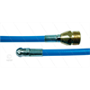 NW5 Rohrreinigungsschlauch - blau - 5,0m -250 Bar - Düse 0.045 ohne Frontbohrung - M22x1,5