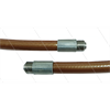 NW5 Rohrreinigungsschlauch - bronze - 10m - 250 Bar - ohne Düse - max 90°C - 2x 1/8" AG