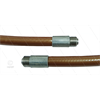 NW5 Rohrreinigungsschlauch - bronze - 15m - 250 Bar - ohne Düse - max 90°C - 2x 1/8" AG