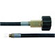 NW6 Rohrreinigungsschlauch - 25m - 300 Bar - ohne Düse - max 100°C - 1/8" AG x M22x1,5 HV