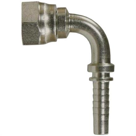 Preßnippel DKR 1/4" NW 06 90° Edelstahl