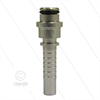 Pressnippel - Edelstahl - DN10 (3/8") flach - mit O-Ring passend für M22x1,5 Überwurfmutte