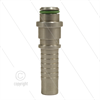Pressnippel - Edelstahl - DN12 (1/2") flach -mit O-Ring passend für M22x1,5 Überwurfmutter