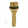 Pressnippel - Messing - DN06 - 1/4" AGR - mit O-Ring - für Rohrreinigungsdüse - ohne Sechs