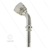Pressnippel - Stahl - DN10 (3/8") - 3/8" DKR - 45° Bogen - SW22