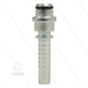 Pressnippel - Stahl - DN10 (3/8") flach - mit O-Ring passend für M22x1,5 Überwurfmutter