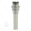 Pressnippel - Stahl - DN10 (3/8") flach - mit O-Ring passend für M22x1,5 Überwurfmutter