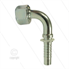 Pressnippel - Stahl - DN10 (3/8") - M18x1,5 (12L) DKOL - 90° Bogen - SW22