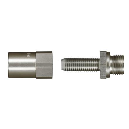 PUReClean365+® Schraubarmatur DN12 AGR 1/2" VA  kpl. Nippel und Fassung