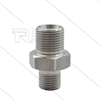 Reduziernippel - Edelstahl 303 - 3/8" AG x 1/4" AG Bsp - 600 Bar