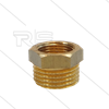 Reduziernippel - Messing - 1/2" AG x 1/4" IG