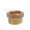 Reduziernippel - Messing - 3/4" AG x 1/4" IG