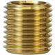 Reduzierung 1/8"IG : 1/4"AG Messing ohne 6-Kant Länge: 13 mm, Max. 400 bar / 150 °C