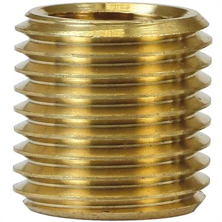 Reduzierung 1/8"IG : 1/4"AG Messing ohne 6-Kant Länge: 13 mm, Max. 400 bar / 150 °C